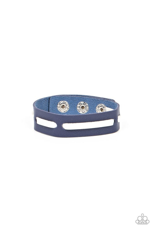 Ride Easy - Blue - Paparazzi Bracelet Image