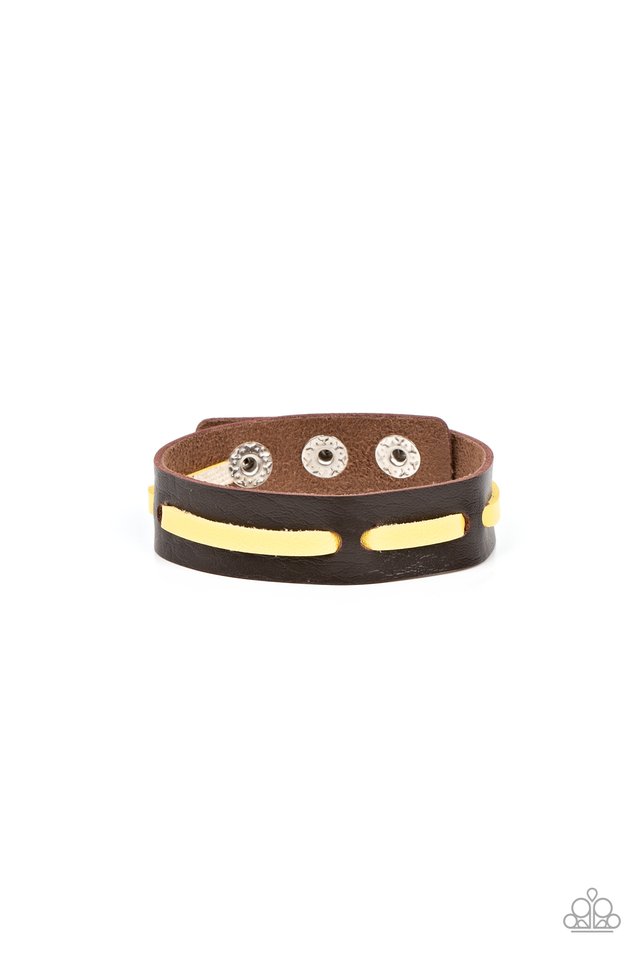 Ride Easy - Yellow - Paparazzi Bracelet Image