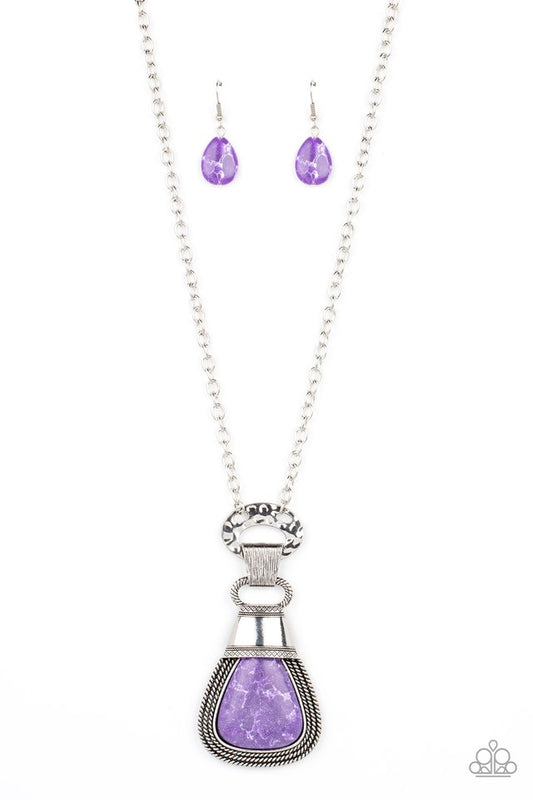 Rodeo Royale - Purple - Paparazzi Necklace Image