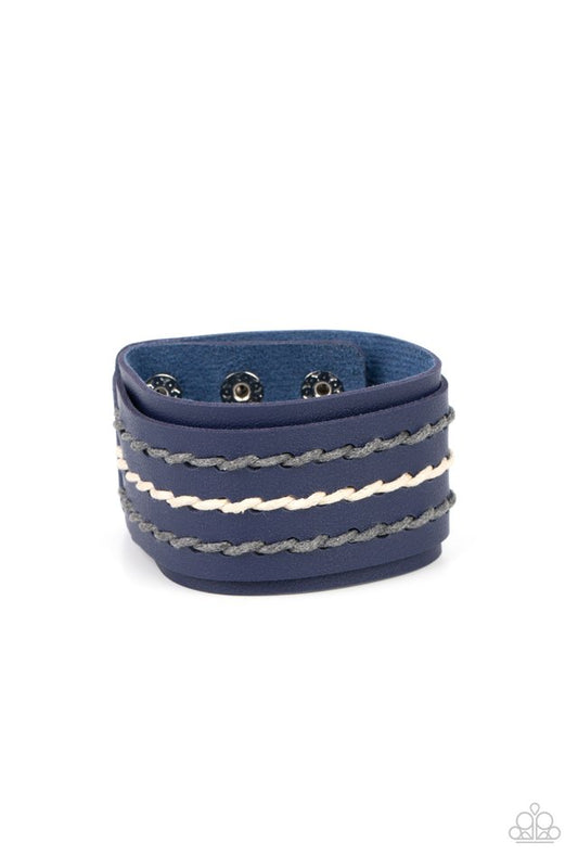 Real Ranchero - Blue - Paparazzi Bracelet Image