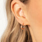 SMALLEST of Them All - Gold - Paparazzi Earring Image