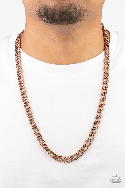 Pro League - Copper - Paparazzi Necklace Image