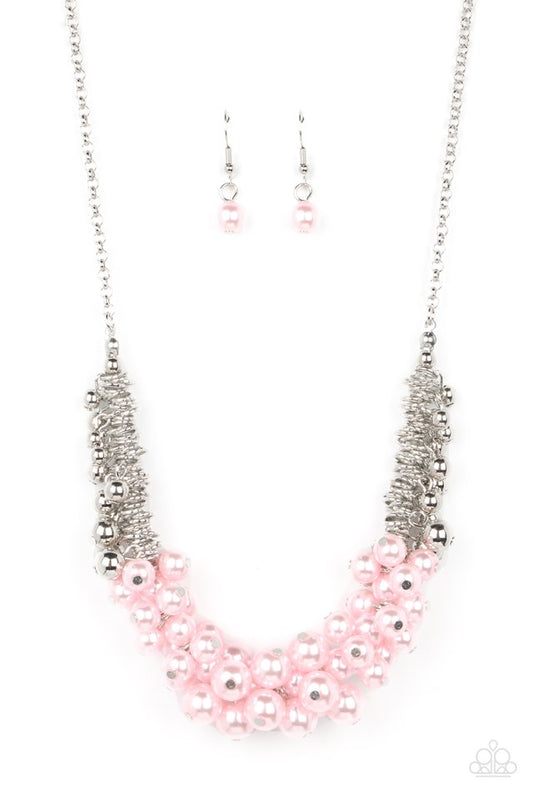 Bonus Points - Pink - Paparazzi Necklace Image