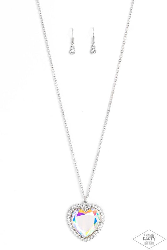 Prismatically Twitterpated - Multi - Paparazzi Necklace Image