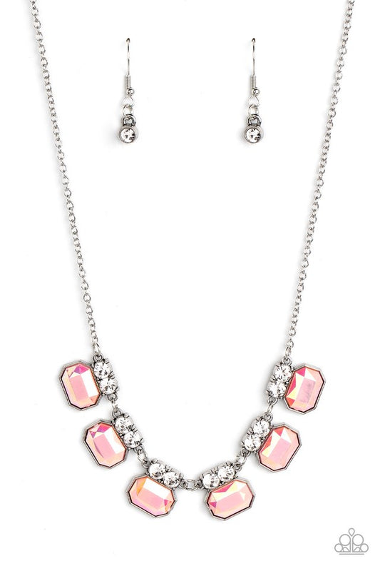 Interstellar Inspiration - Pink - Paparazzi Necklace Image