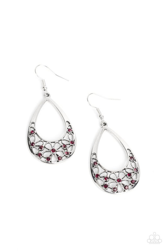 Terrace Trinket - Purple - Paparazzi Earring Image