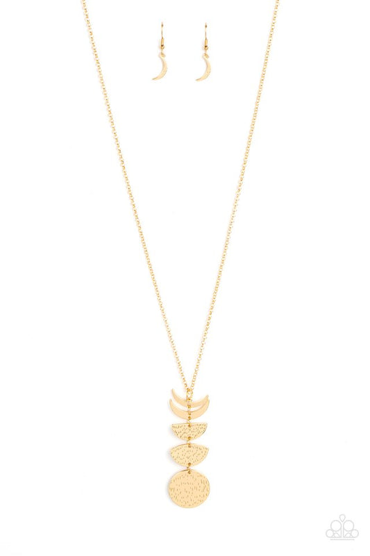 Phase Out - Gold - Paparazzi Necklace Image