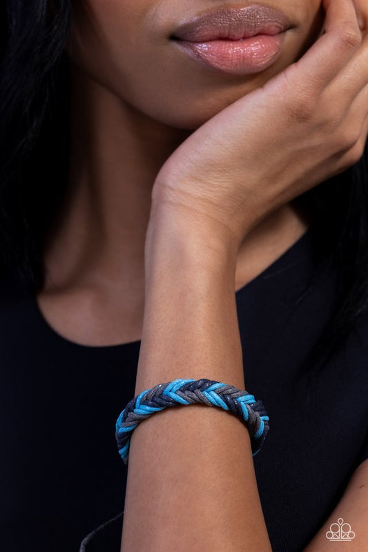 Travel Mode - Blue - Paparazzi Bracelet Image