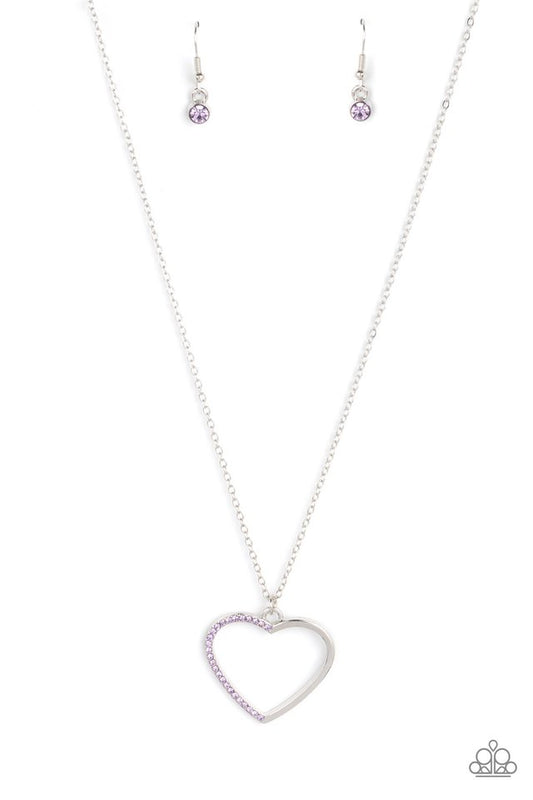 Love to Sparkle - Purple - Paparazzi Necklace Image