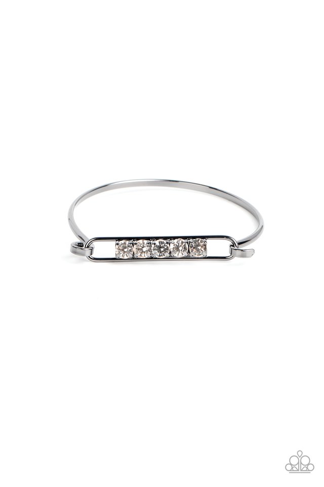 In CHARMS Way - Black - Paparazzi Bracelet Image