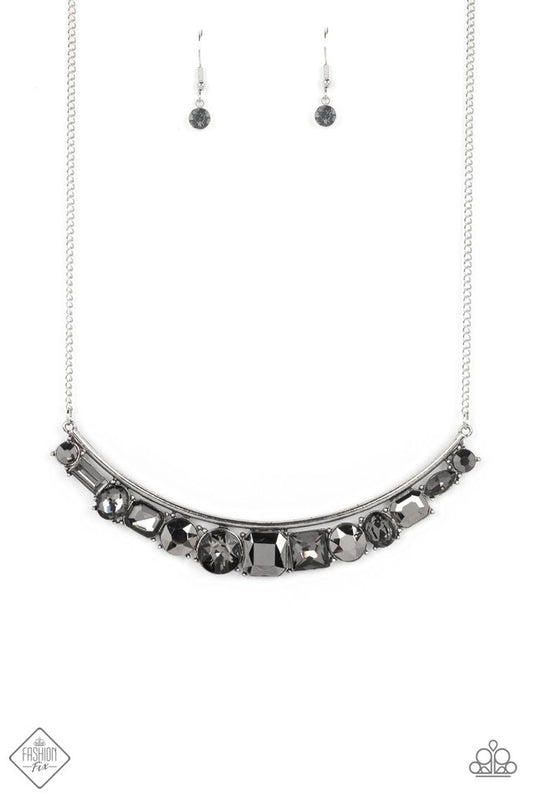 The Only SMOKE-SHOW in Town - Silver - Paparazzi Necklace Image