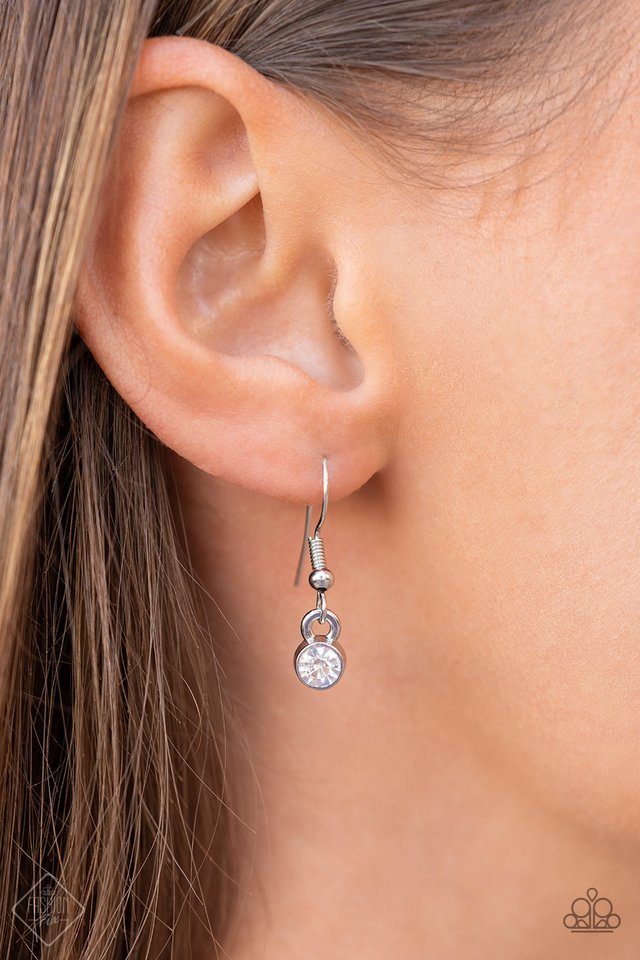 Prismatic Proposal - White - Paparazzi Necklace Image