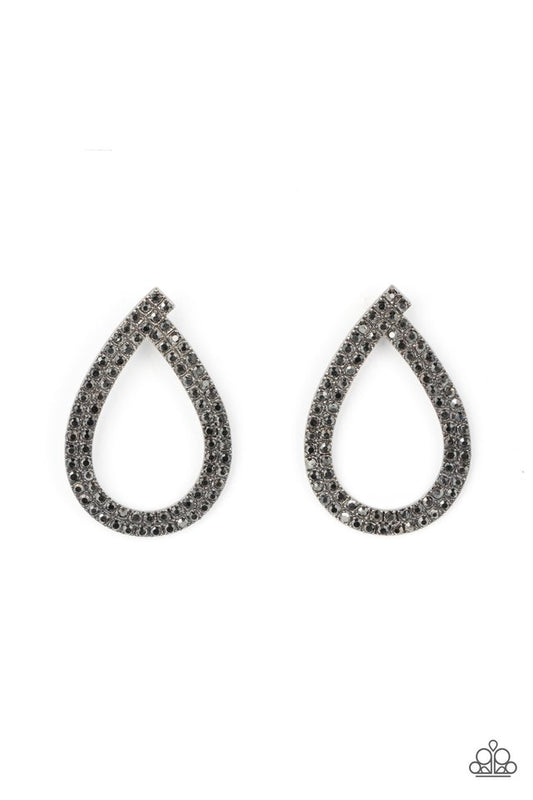 Diva Dust - Black - Paparazzi Earring Image