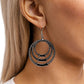 Contemporary Culture - Black - Paparazzi Earring Image