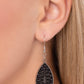 Rural Replica - Black - Paparazzi Earring Image