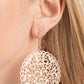 The Whole Nine VINEYARDS - Rose Gold - Paparazzi Earring Image