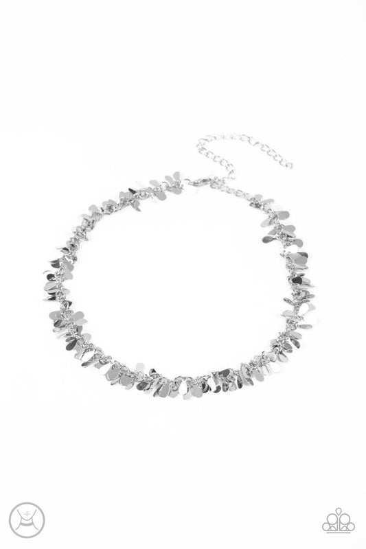 Surreal Shimmer - Silver - Paparazzi Necklace Image