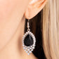Glorious Glimmer - Black - Paparazzi Earring Image