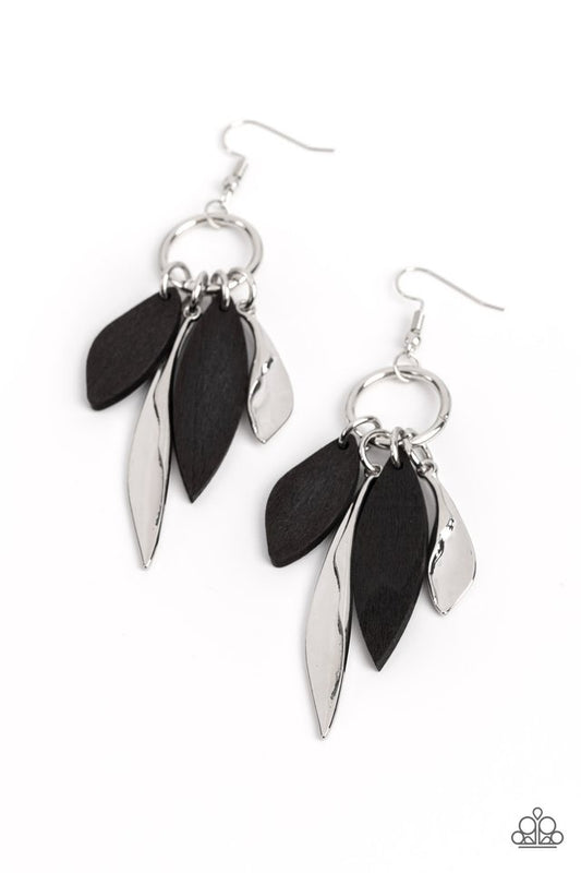 Primal Palette - Black - Paparazzi Earring Image