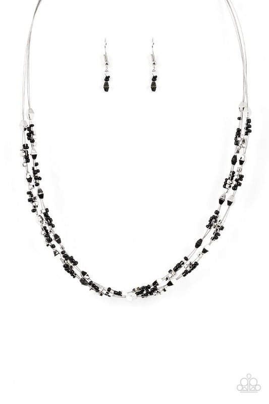 Explore Every Angle - Black - Paparazzi Necklace Image
