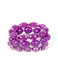 High Tide Hammock - Purple - Paparazzi Bracelet Image