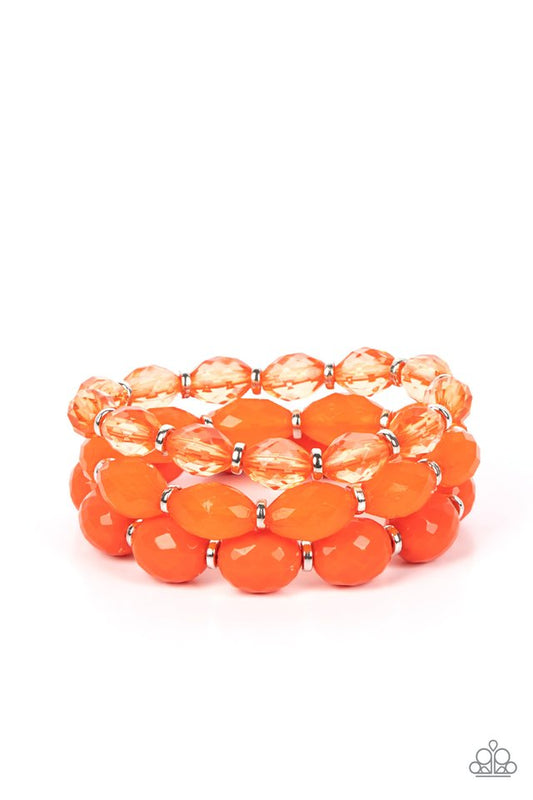 High Tide Hammock - Orange - Paparazzi Bracelet Image