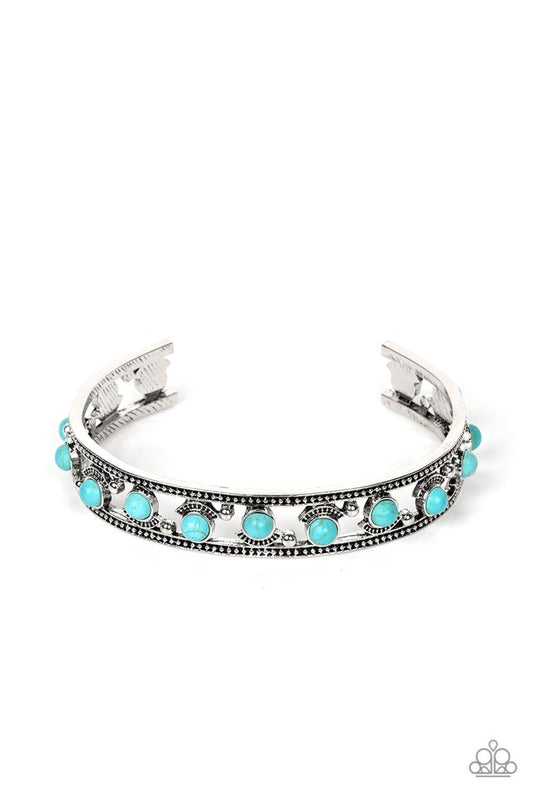 Badlands Bliss - Blue - Paparazzi Bracelet Image
