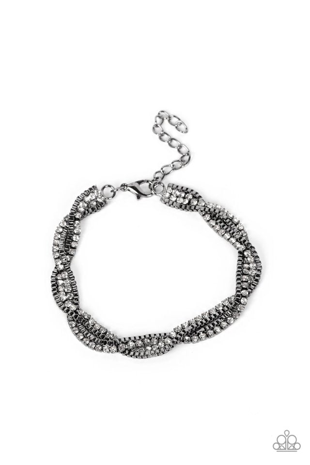 Box Office Bling - Black - Paparazzi Bracelet Image