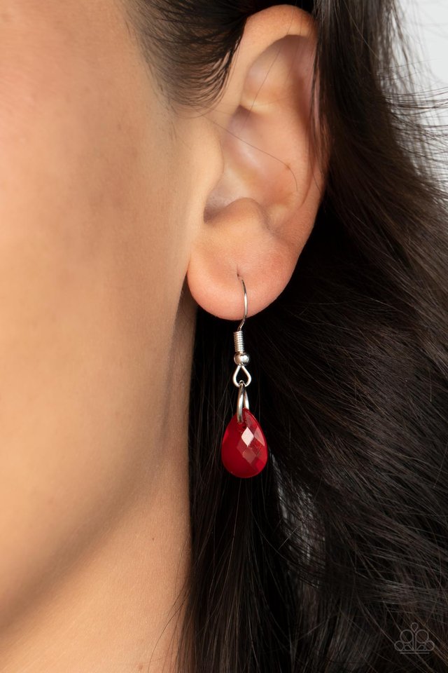 Crystal Cabaret - Red - Paparazzi Necklace Image