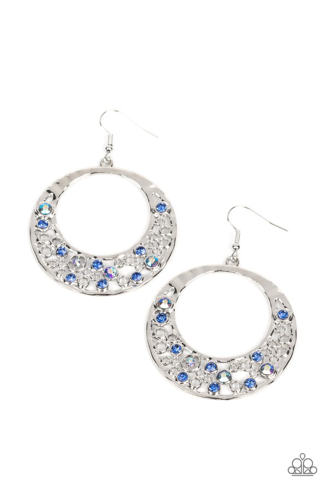 Enchanted Effervescence - Blue - Paparazzi Earring Image