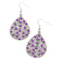 Botanical Berries - Purple - Paparazzi Earring Image
