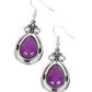 Mountain Mantra - Purple - Paparazzi Earring Image