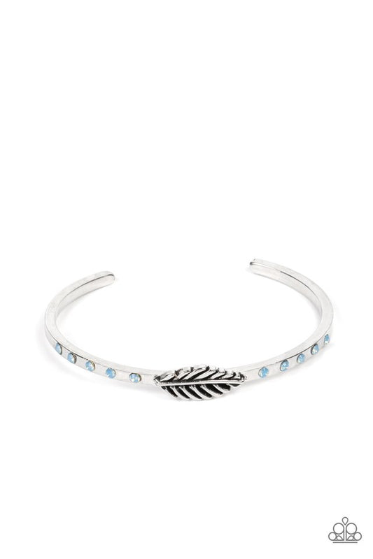 Free-Spirited Shimmer - Blue - Paparazzi Bracelet Image