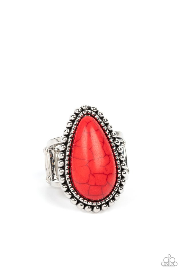 Urban Elements - Red - Paparazzi Ring Image