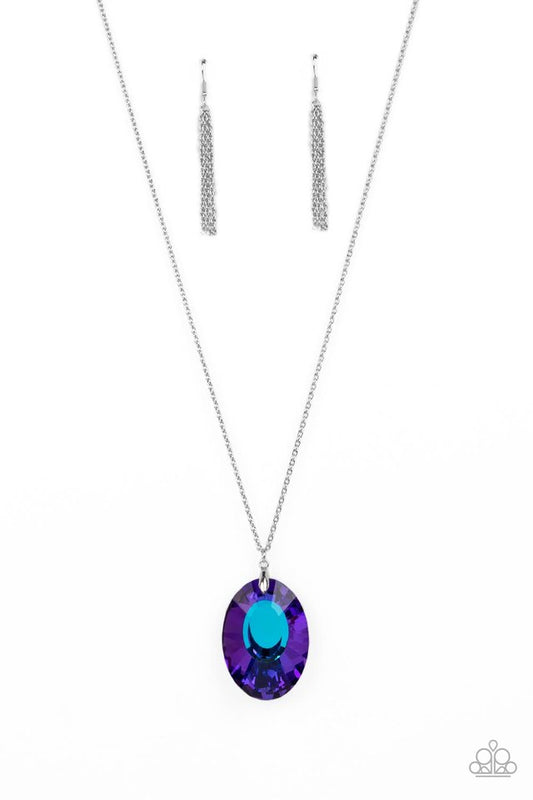 Celestial Essence - Blue - Paparazzi Necklace Image