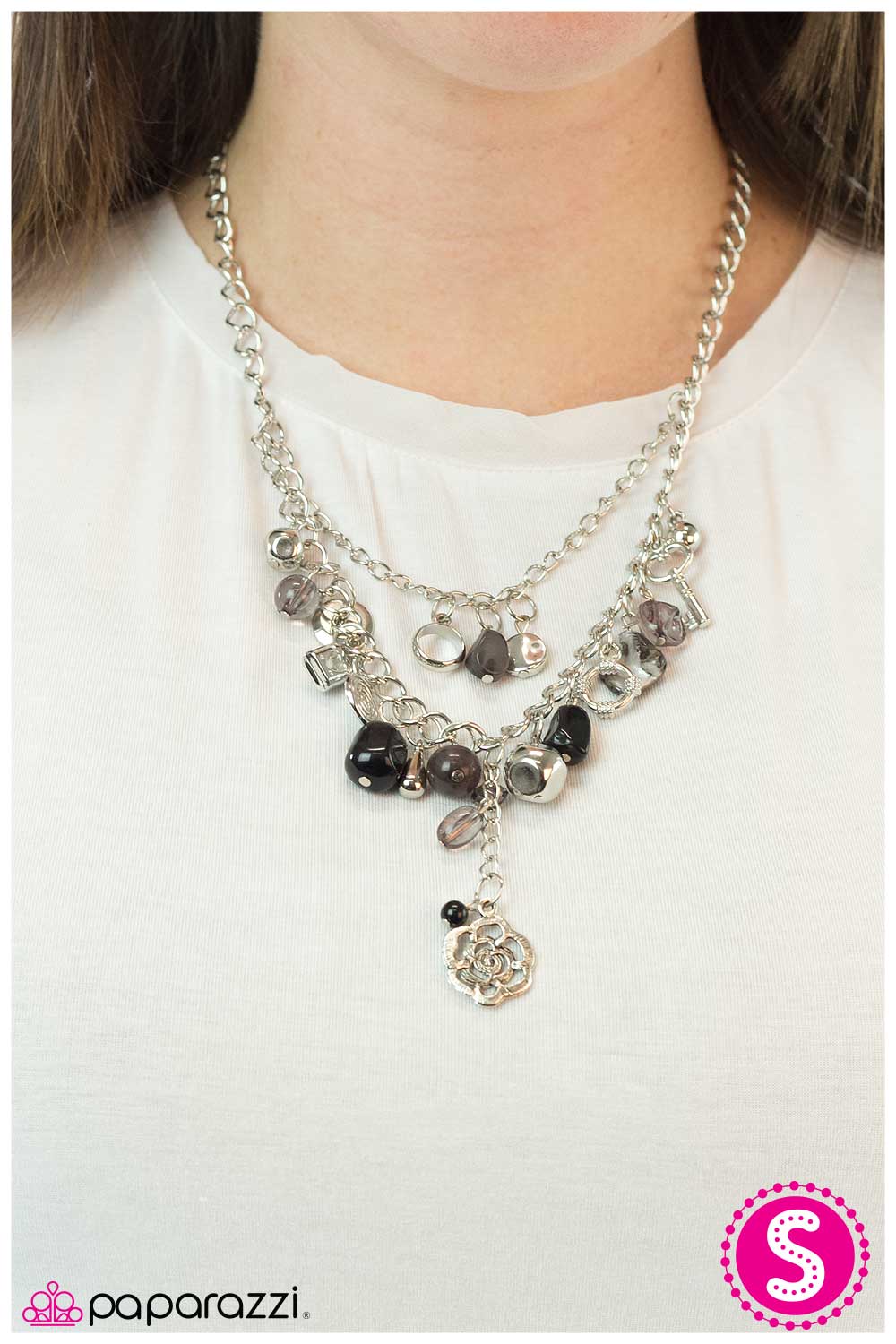 Collar Paparazzi ~ Feelin Whimsy - Negro