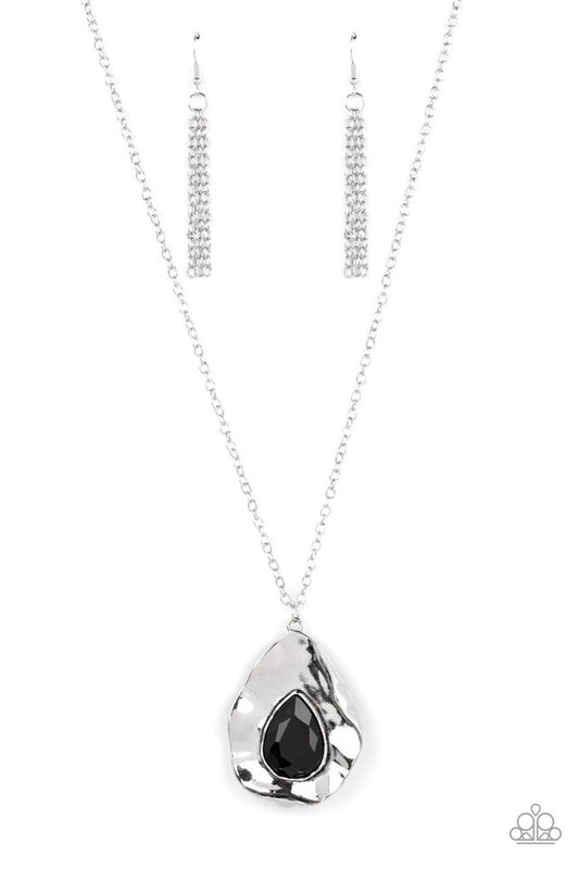 Surrealist Sparkle - Black - Paparazzi Necklace Image