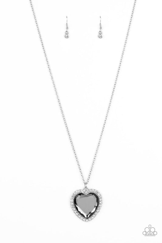Prismatically Twitterpated - Silver - Paparazzi Necklace Image