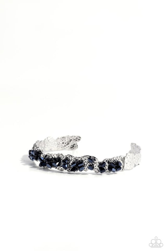 Enticingly Icy - Blue - Paparazzi Bracelet Image