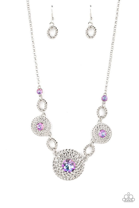 Cosmic Cosmos - Purple - Paparazzi Necklace Image