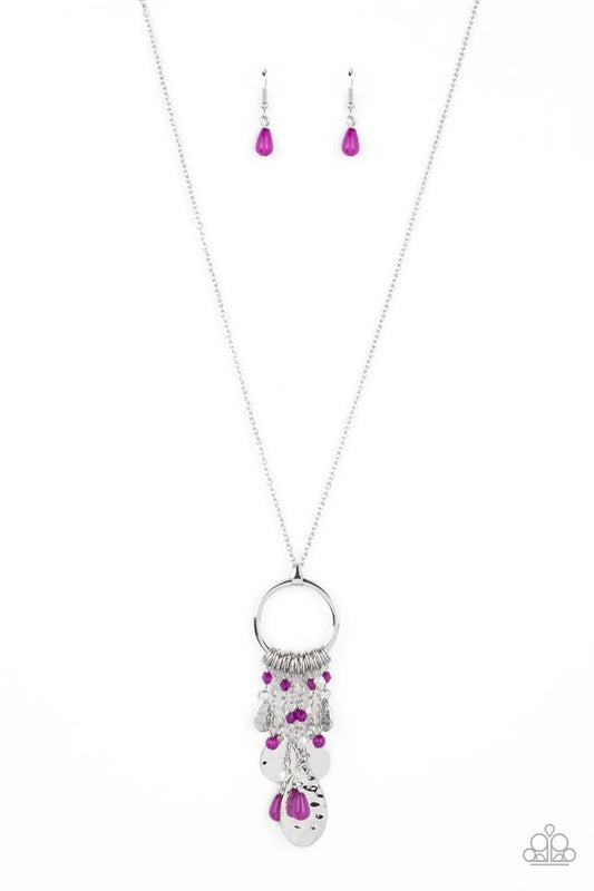 Totally Trolling - Purple - Paparazzi Necklace Image
