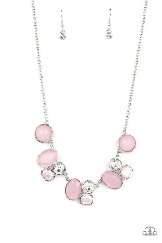 Fantasy World - Pink - Paparazzi Necklace Image