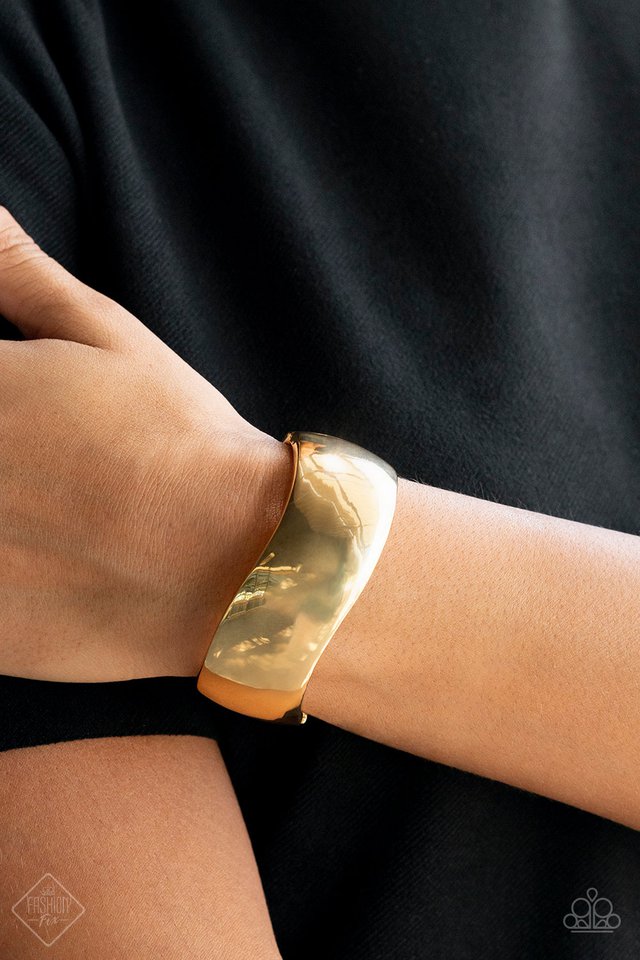 Paparazzi Bracelet ~ Urban Anchor Gold Paparazzi Jewelry Online