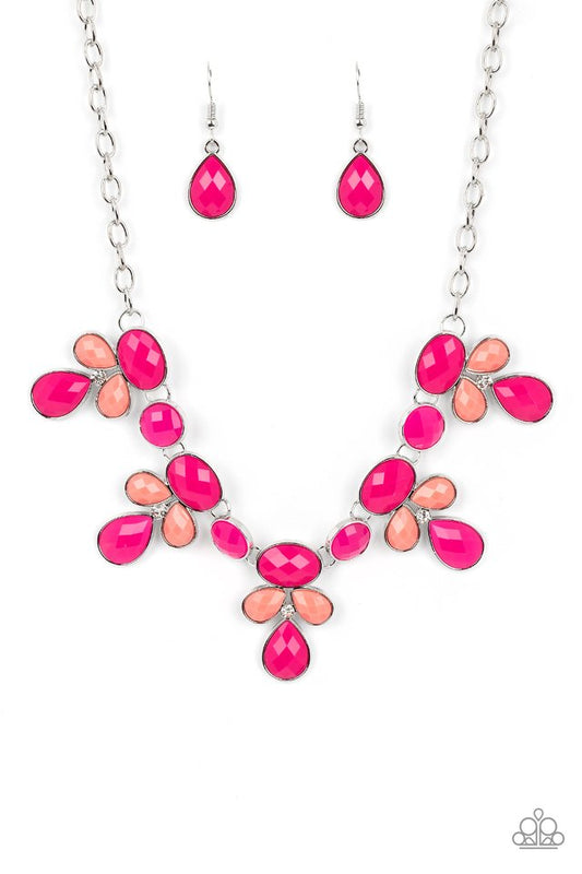 Midsummer Meadow - Pink - Paparazzi Necklace Image