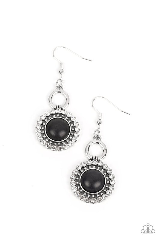 Mojave Mogul - Black - Paparazzi Earring Image