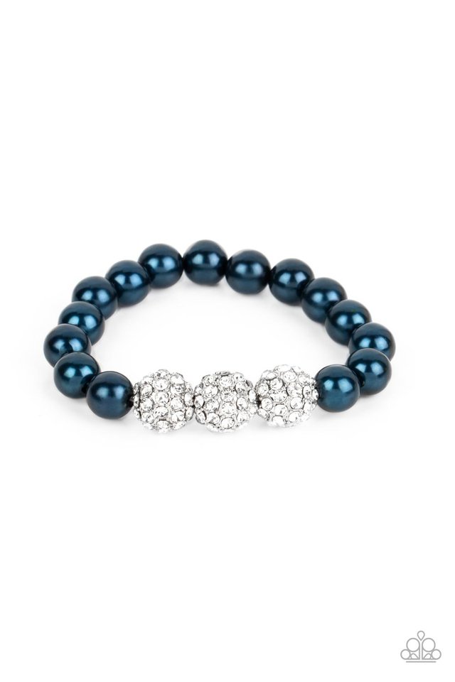 Breathtaking Ball - Blue - Paparazzi Bracelet Image