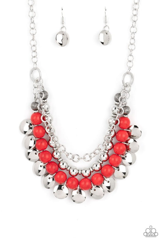 Leave Her Wild - Red - Paparazzi Necklace Image
