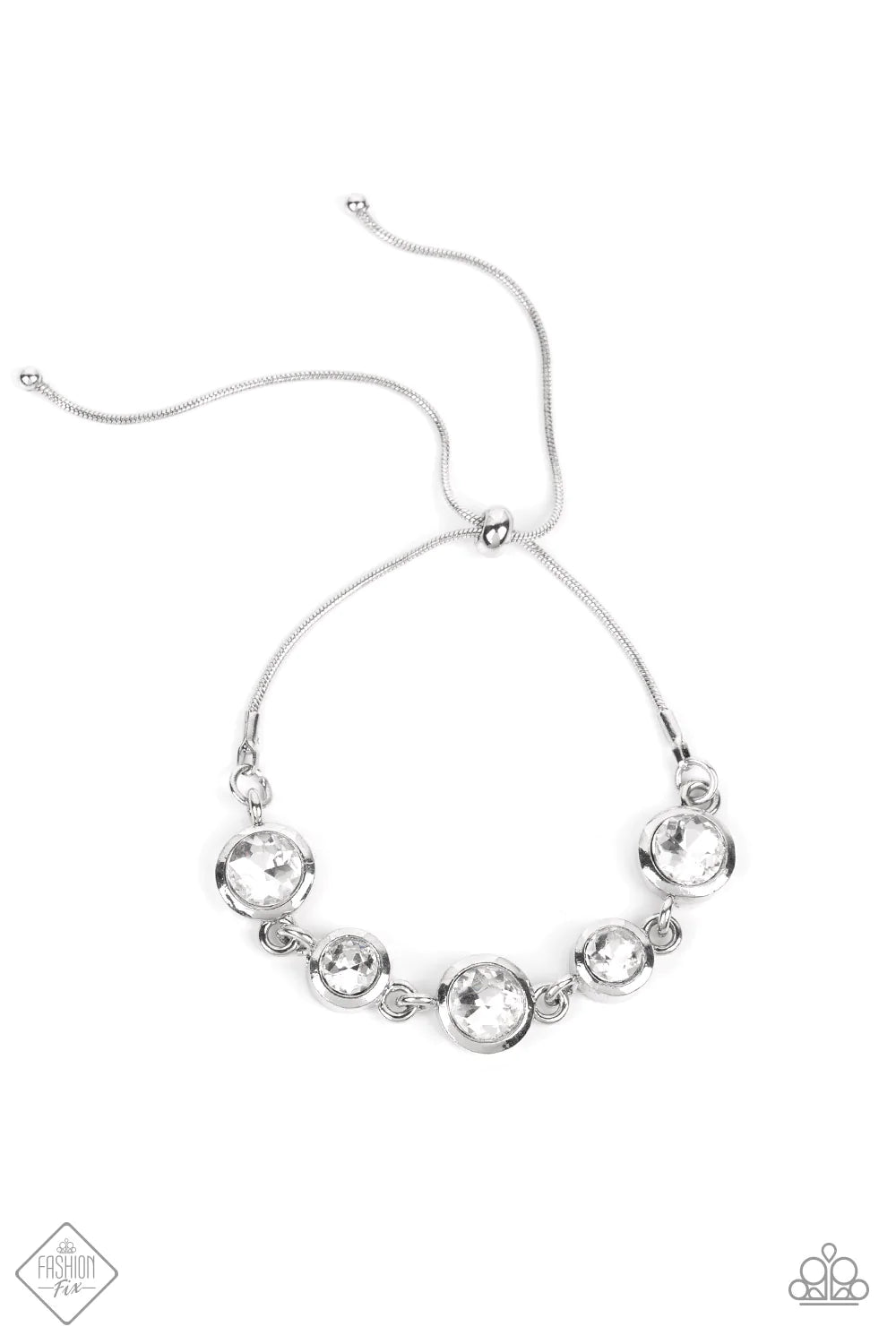 Pulsera Paparazzi ~ Cultivada clásicamente - Blanco