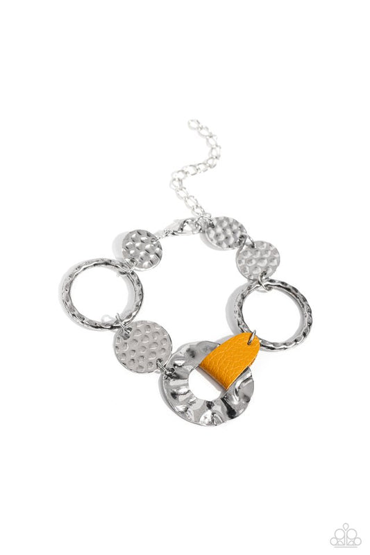 Desert Scraps - Yellow - Paparazzi Bracelet Image