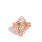 Full-Fledged Filigree - Copper - Paparazzi Ring Image